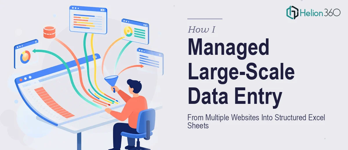 How I Managed Large-Scale Data Entry From Multiple Websites Into Structured Excel Sheets