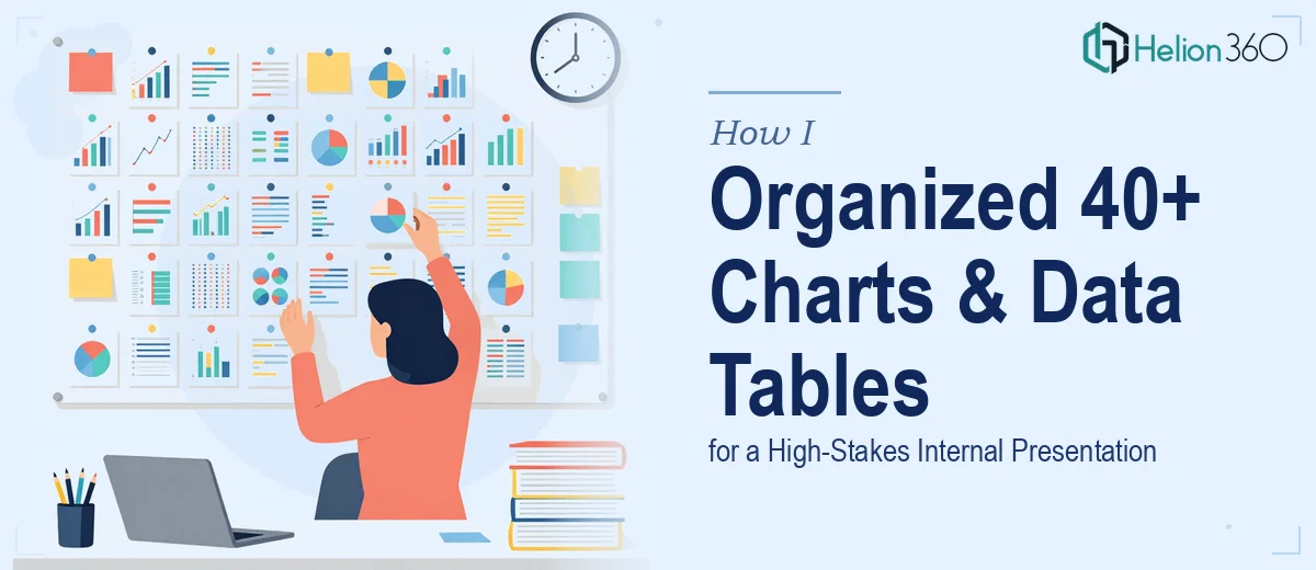How I Organized 40+ PowerPoint Charts and 22 Data Tables for a High-Stakes Internal Presentation