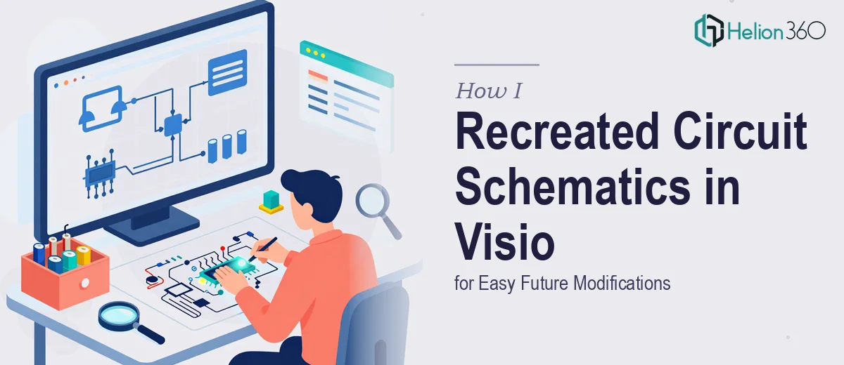 How I Recreated Electrical Circuit Schematics in Visio for Easy Future Modifications