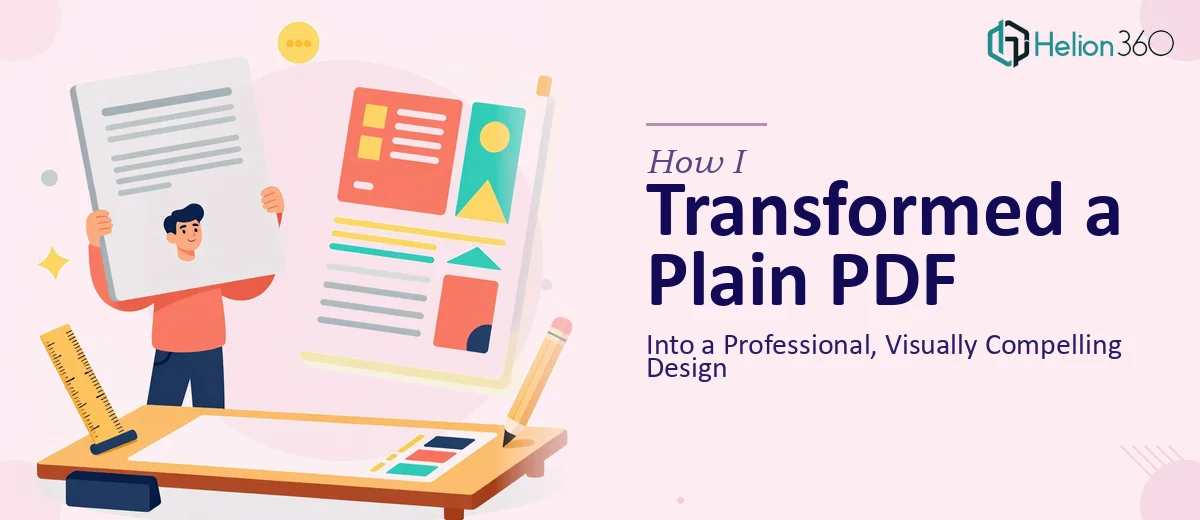How I Transformed a Plain PDF Presentation Into a Professional, Visually Compelling Design