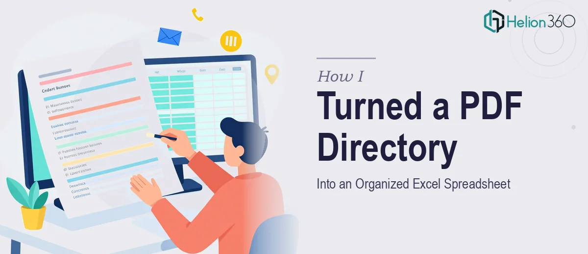How I Turned a PDF Business Directory Into an Organized Excel Spreadsheet