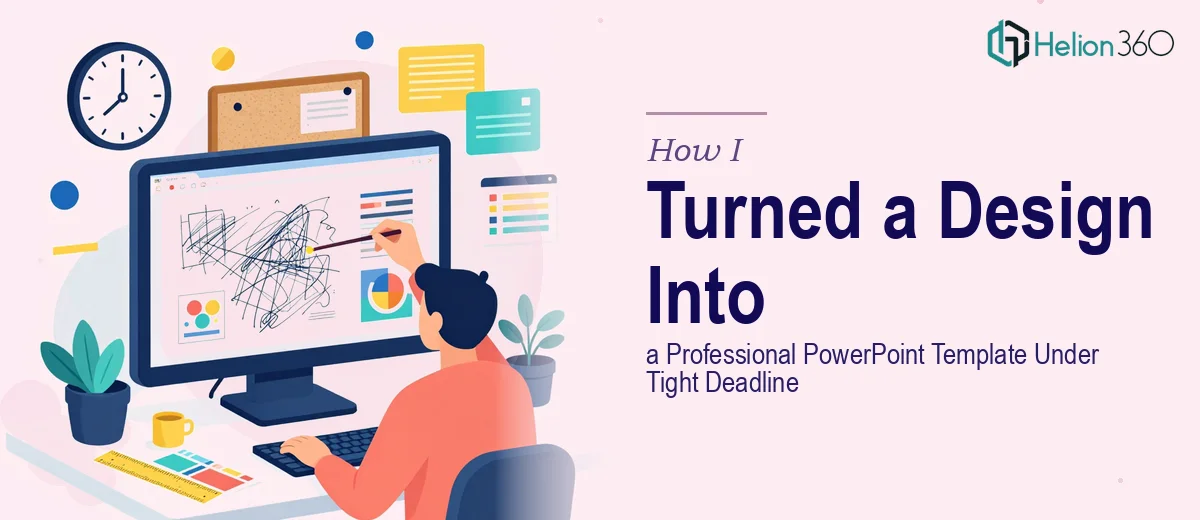 How I Turned an Existing Design Into a Professional PowerPoint Template Under Tight Deadline