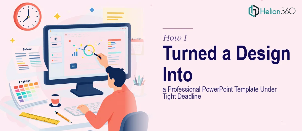 How I Turned an Existing Design Into a Professional PowerPoint Template Under Tight Deadline