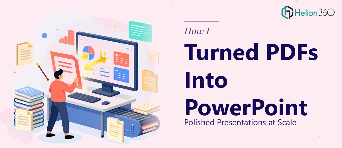 How I Turned PDFs Into Polished PowerPoint Presentations at Scale