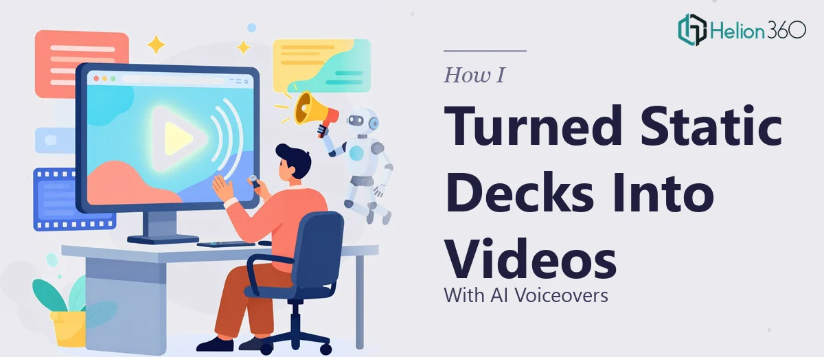 How I Turned Static PowerPoint Decks Into Dynamic Videos With AI Voiceovers