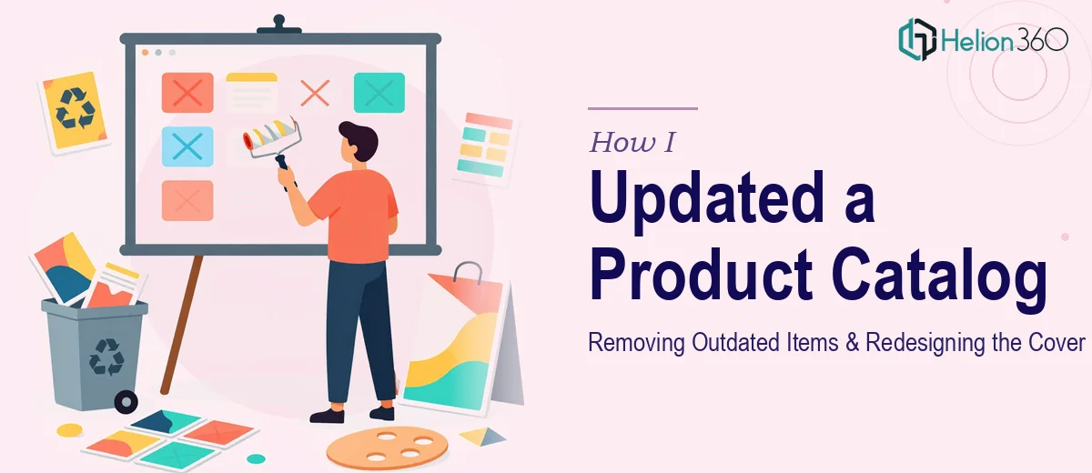 How I Updated a PowerPoint Product Catalog by Removing Outdated Items and Redesigning the Cover Layout