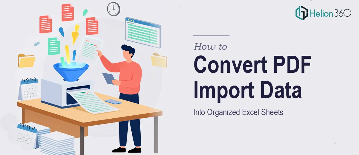 How to Convert 36 Months of PDF Import Data Into Organized Excel Sheets