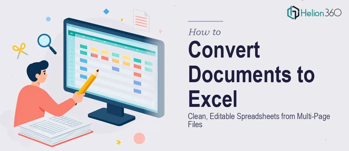 How to Convert a Multi-Page Document Into a Clean, Editable Excel Spreadsheet