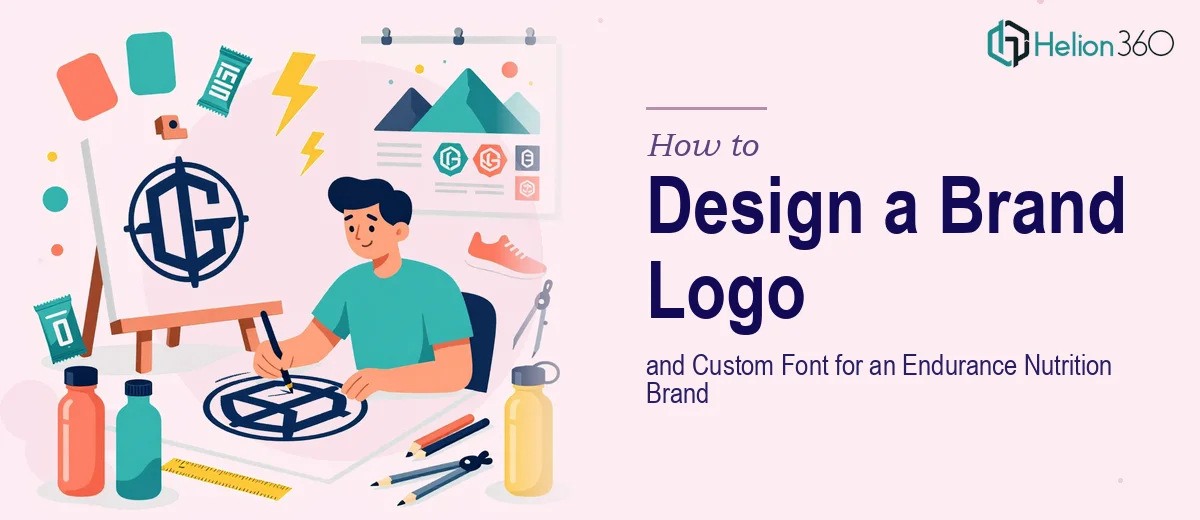 How to Design a Brand Logo and Custom Font for an Endurance Nutrition Brand