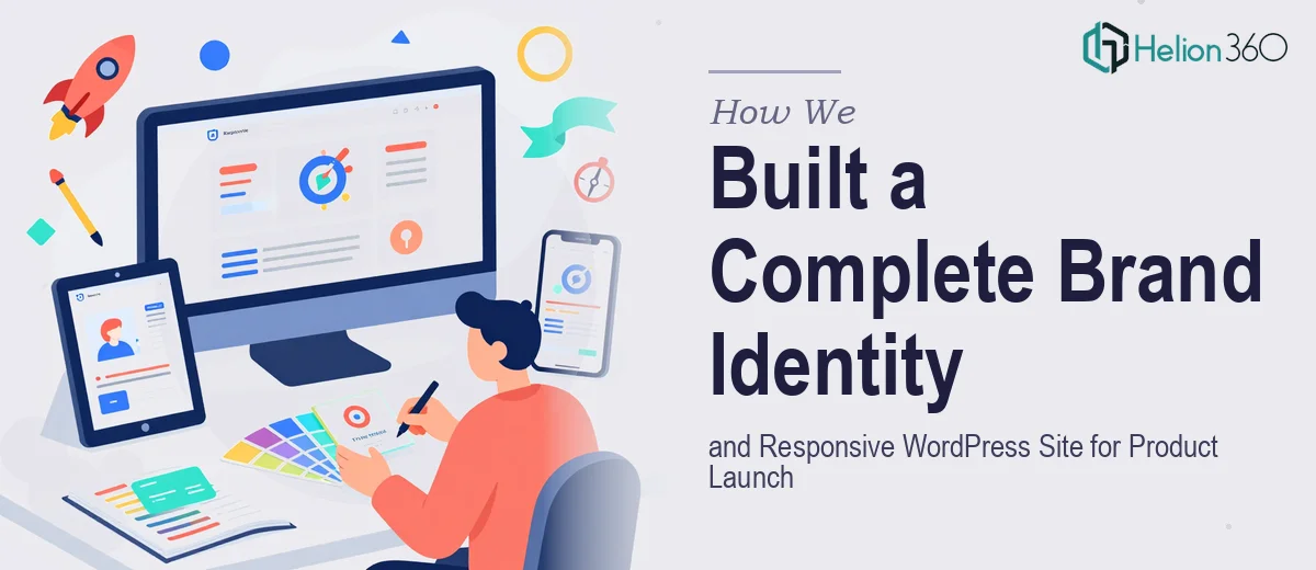 How We Built a Complete Brand Identity and Responsive WordPress Site for Product Launch