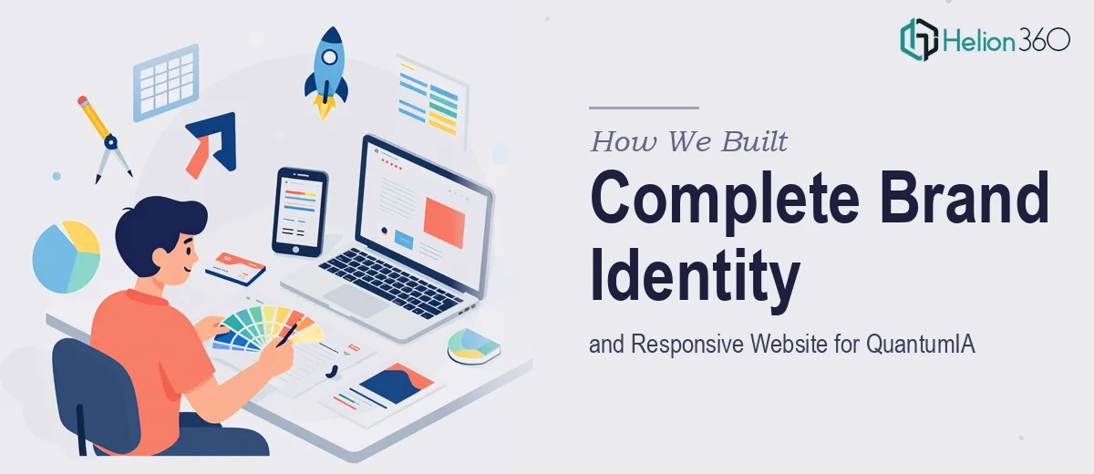 How We Built a Complete Brand Identity and Responsive Website for QuantumIA