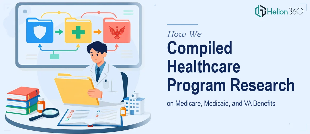 How We Compiled Comprehensive Healthcare Program Research on Medicare, Medicaid, and VA Benefits
