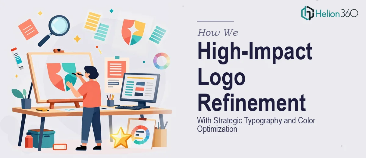 How We Completed a High-Impact Logo Refinement With Strategic Typography and Color Optimization