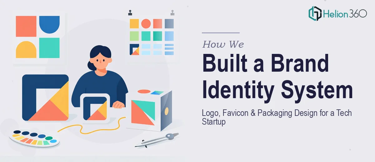 How We Created a Cohesive Brand Identity System: Logo, Favicon, and Packaging Design for a Tech Startup