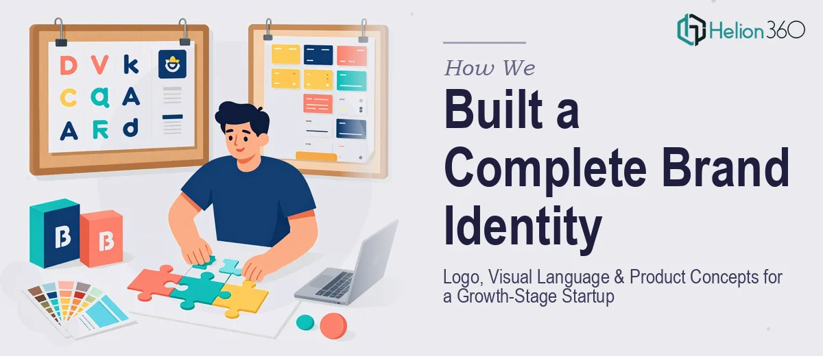 How We Created a Complete Brand Identity System: Logo, Visual Language, and Product Concepts for a Growth-Stage Startup