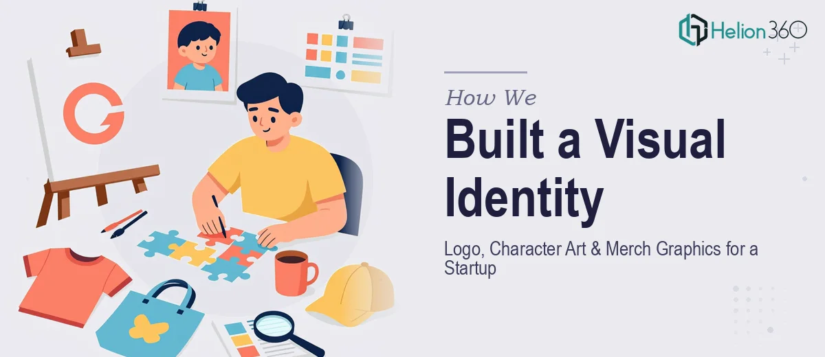 How We Created a Complete Visual Identity System: Logo, Character Art, and Merchandise Graphics for a Growing Startup