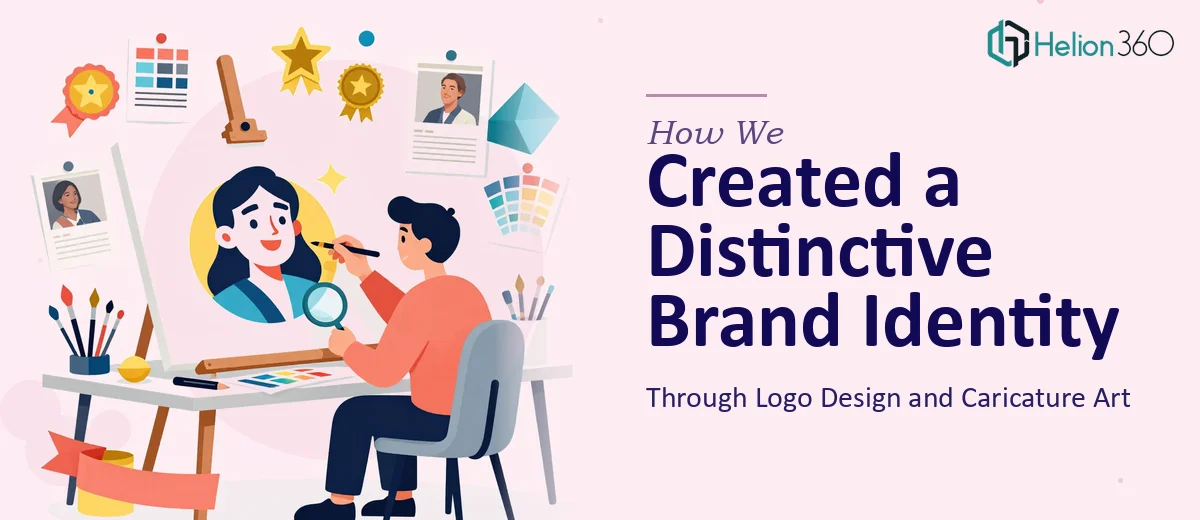 How We Created a Distinctive Brand Identity Through Logo Design and Caricature Art