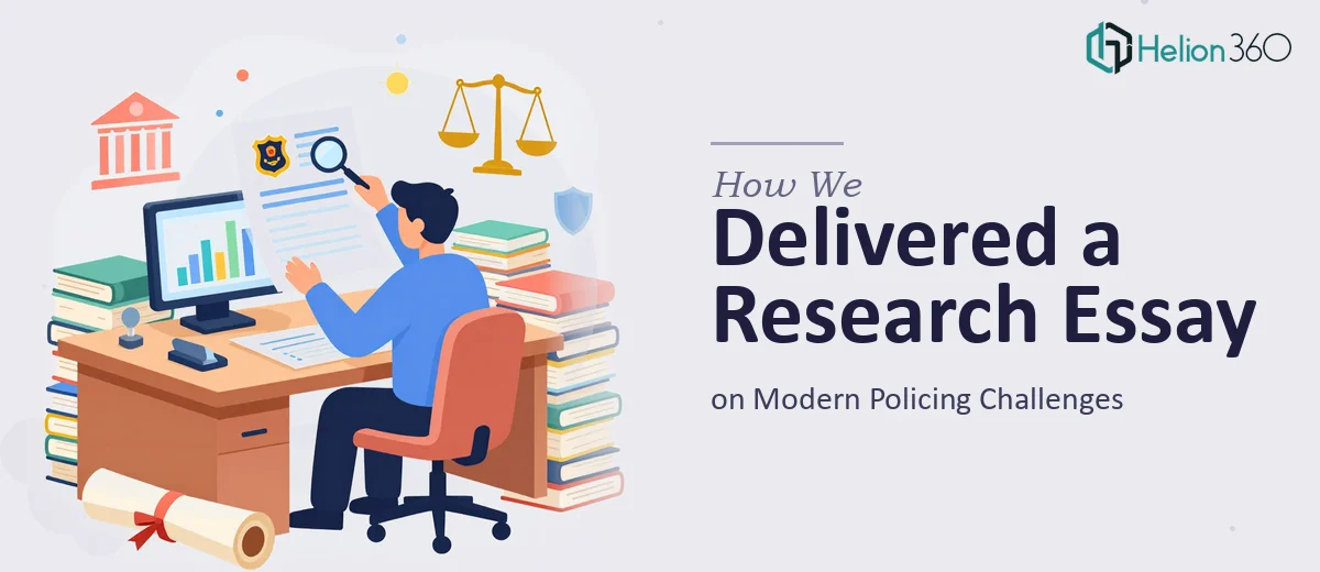 How We Delivered a Research Essay on Modern Policing Challenges