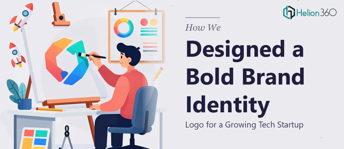 How We Designed a Bold Brand Identity Logo for a Growing Tech Startup
