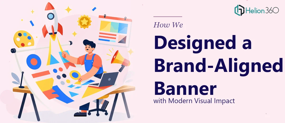 How We Designed a Brand-Aligned Product Launch Banner with Modern Visual Impact