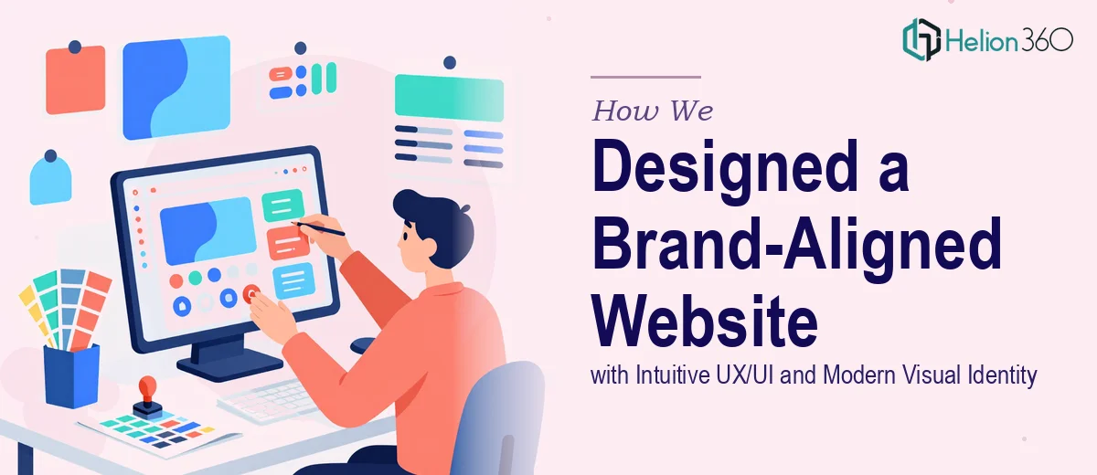 How We Designed a Brand-Aligned Website with Intuitive UX/UI and Modern Visual Identity