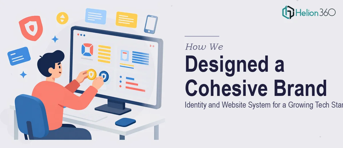How We Designed a Cohesive Brand Identity and Website System for a Growing Tech Startup