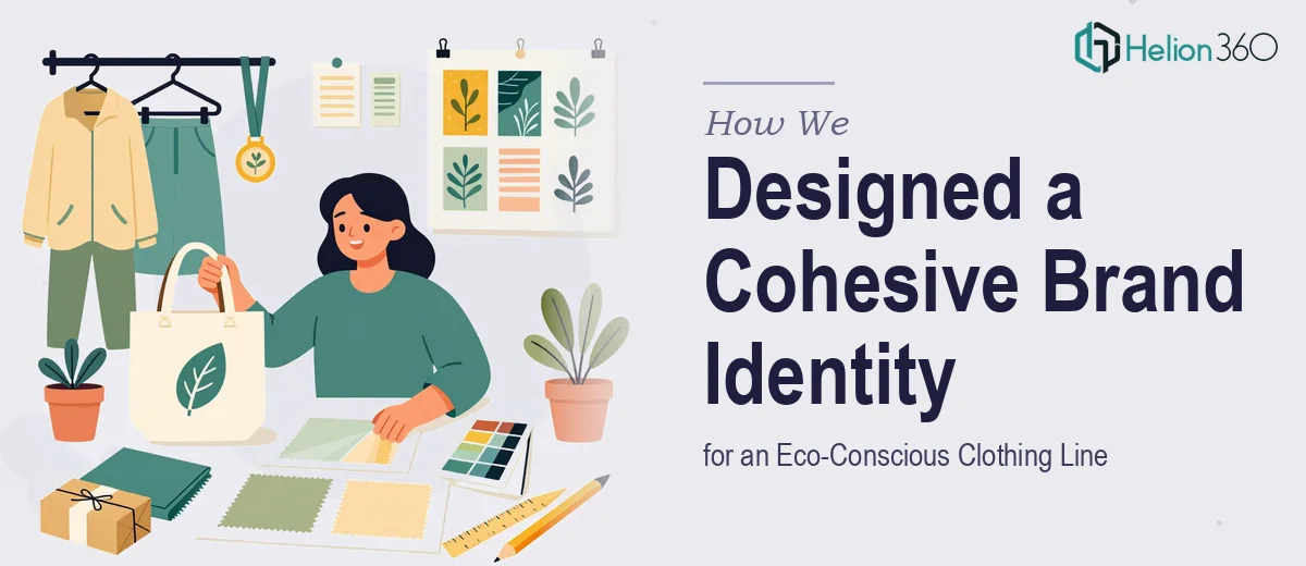 How We Designed a Cohesive Brand Identity for an Eco-Conscious Clothing Line
