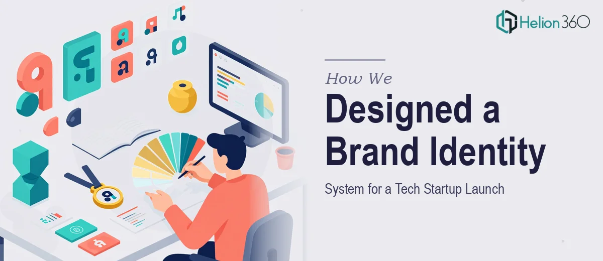 How We Designed a Cohesive Brand Identity System for a Tech Startup Launch