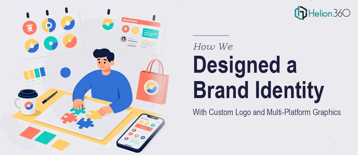 How We Designed a Cohesive Brand Identity System With Custom Logo and Multi-Platform Graphics