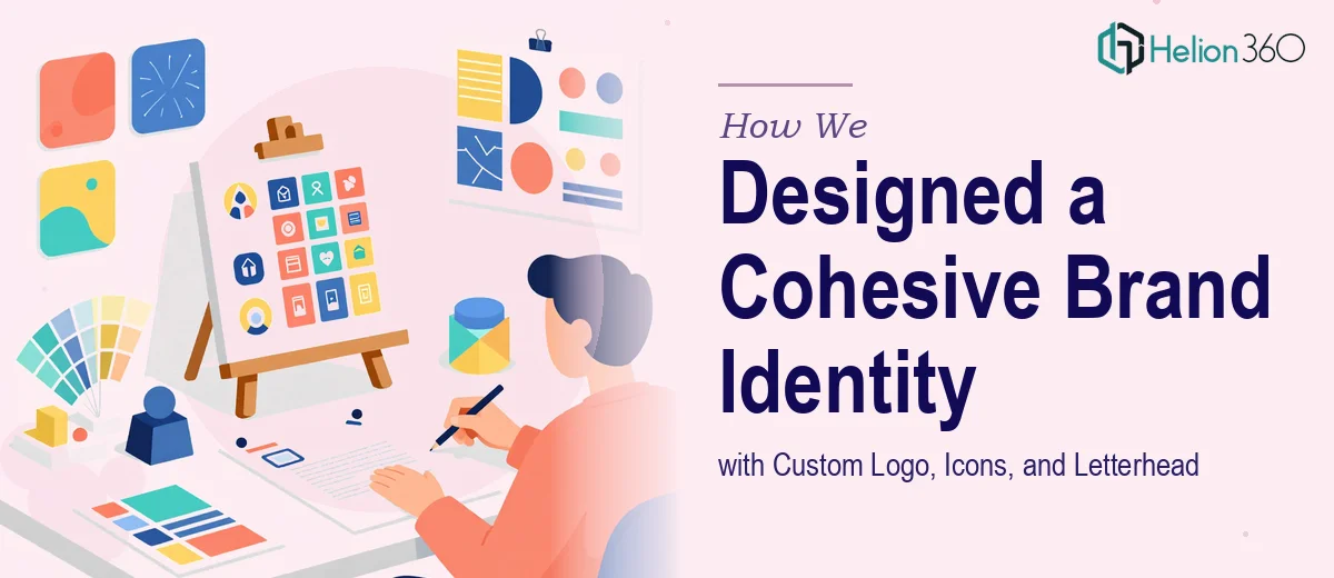 How We Designed a Cohesive Brand Identity System with Custom Logo, Icons, and Letterhead