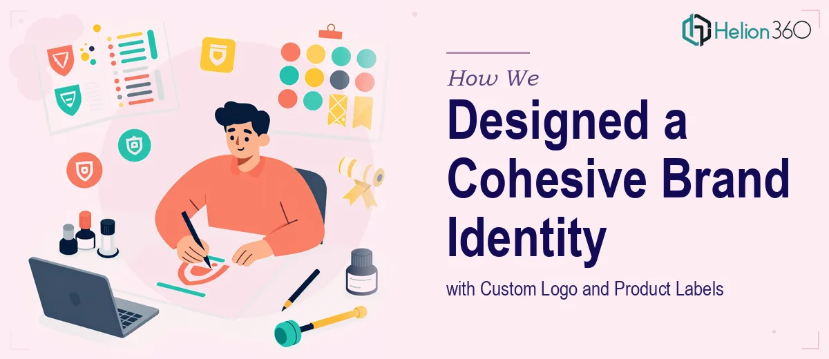 How We Designed a Cohesive Brand Identity System with Custom Logo and Product Labels
