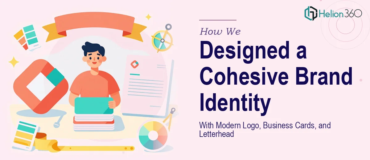 How We Designed a Cohesive Brand Identity System With Modern Logo, Business Cards, and Letterhead