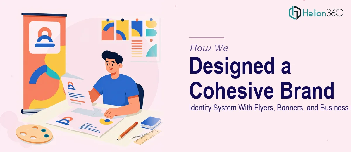 How We Designed a Cohesive Brand Identity System With Flyers, Banners, and Business Cards