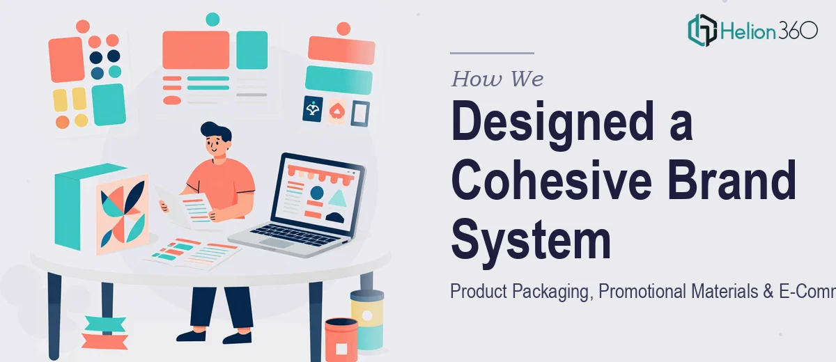 How We Designed a Cohesive Brand System: Product Packaging, Promotional Materials, and E-Commerce Platform for a Tech Startup