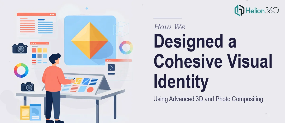 How We Designed a Cohesive Visual Identity System Using Advanced 3D and Photo Compositing