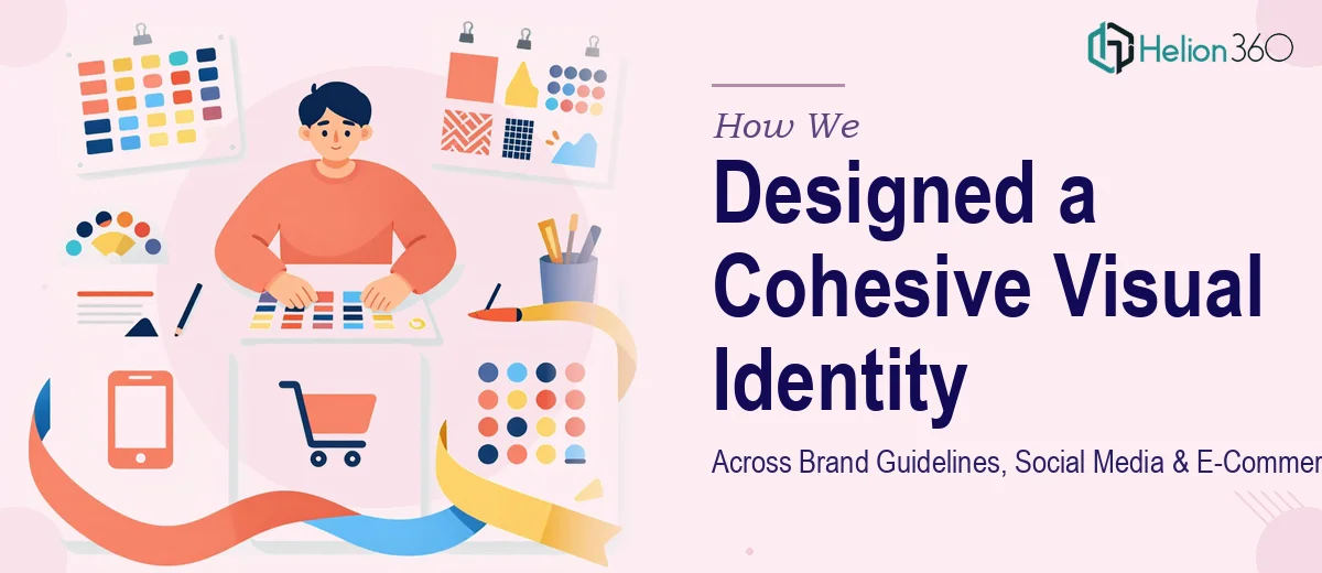 How We Designed a Cohesive Visual Identity System Across Brand Guidelines, Social Media, and E-Commerce