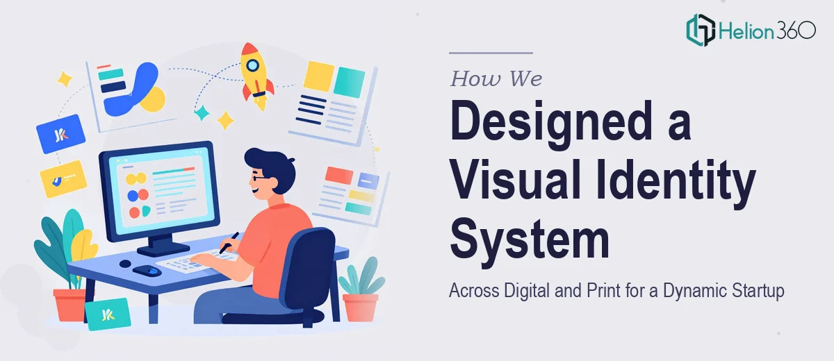How We Designed a Cohesive Visual Identity System Across Digital and Print Platforms for a Dynamic Startup