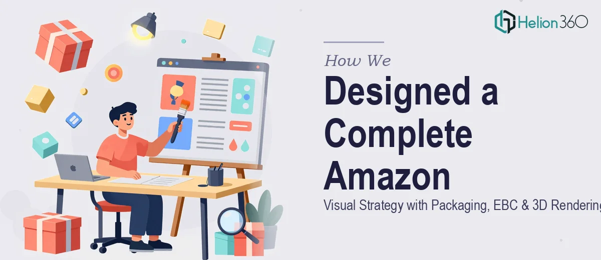 How We Designed a Complete Amazon Product Visual Strategy with Packaging, EBC, and 3D Renderings