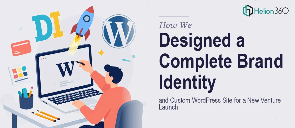 How We Designed a Complete Brand Identity and Custom WordPress Site for a New Venture Launch