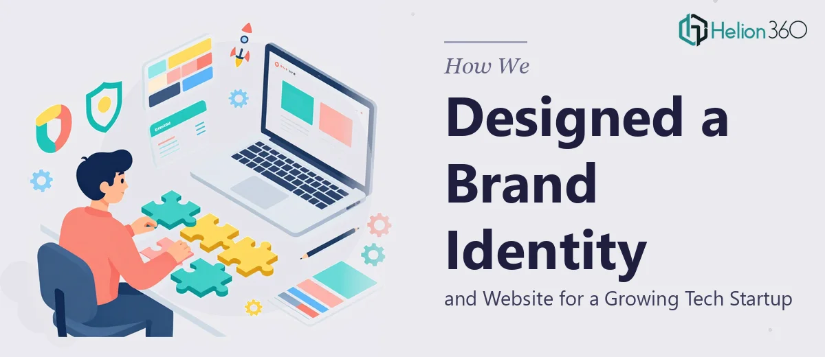 How We Designed a Complete Brand Identity and Website for a Growing Tech Startup