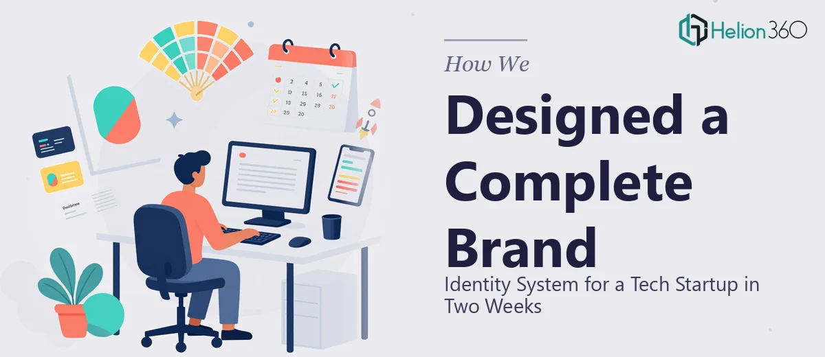 How We Designed a Complete Brand Identity System for a Tech Startup in Two Weeks