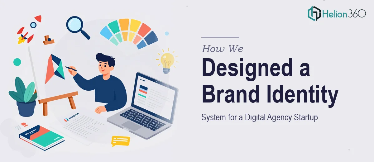 How We Designed a Complete Brand Identity System for a Digital Agency Startup