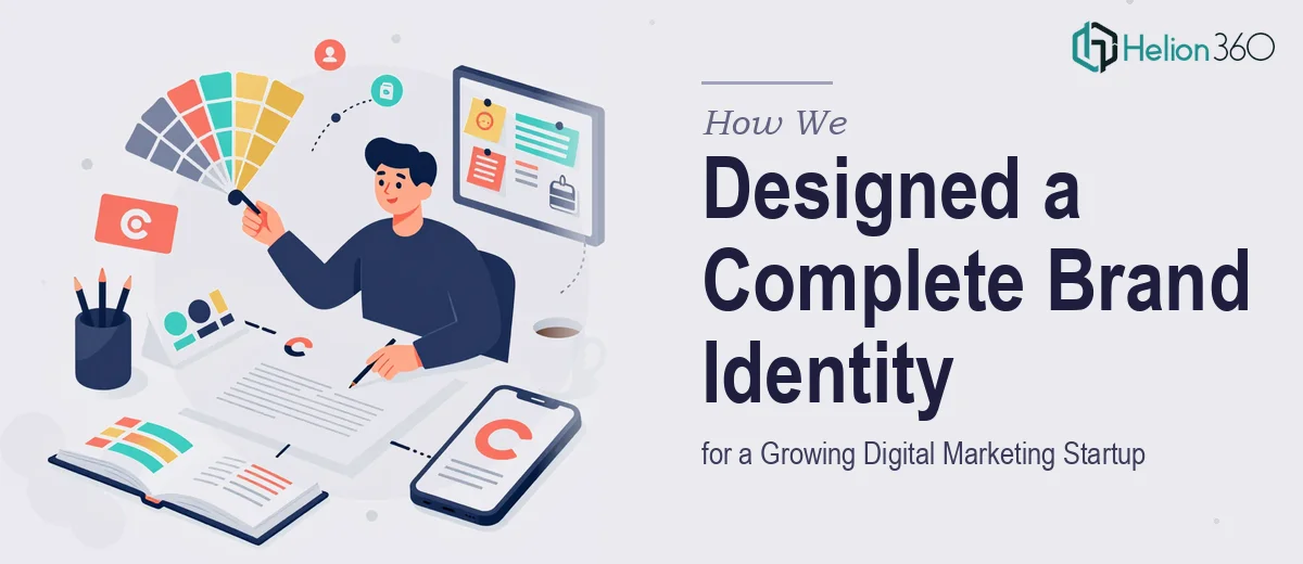 How We Designed a Complete Brand Identity System for a Growing Digital Marketing Startup