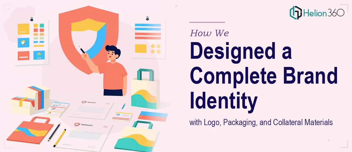How We Designed a Complete Brand Identity System with Logo, Packaging, and Collateral Materials