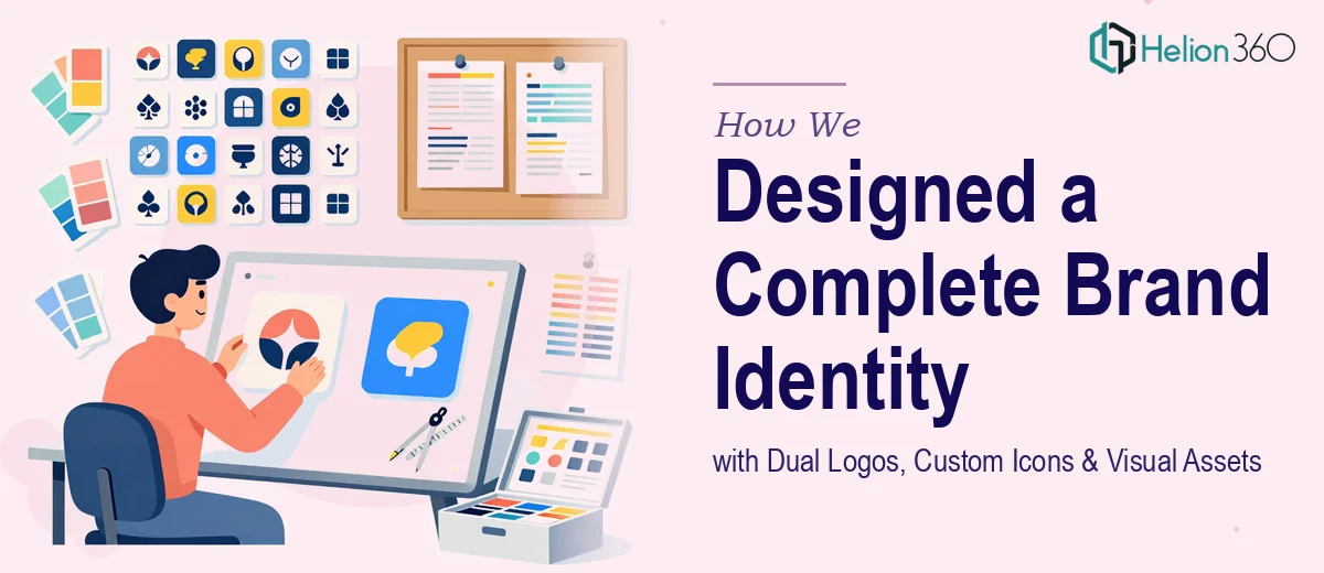 How We Designed a Complete Brand Identity System with Dual Logos, Custom Icons, and Visual Assets