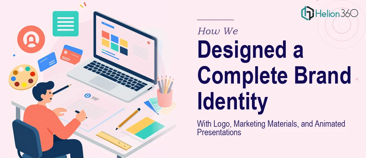 How We Designed a Complete Brand Identity System With Logo, Marketing Materials, and Animated Presentations