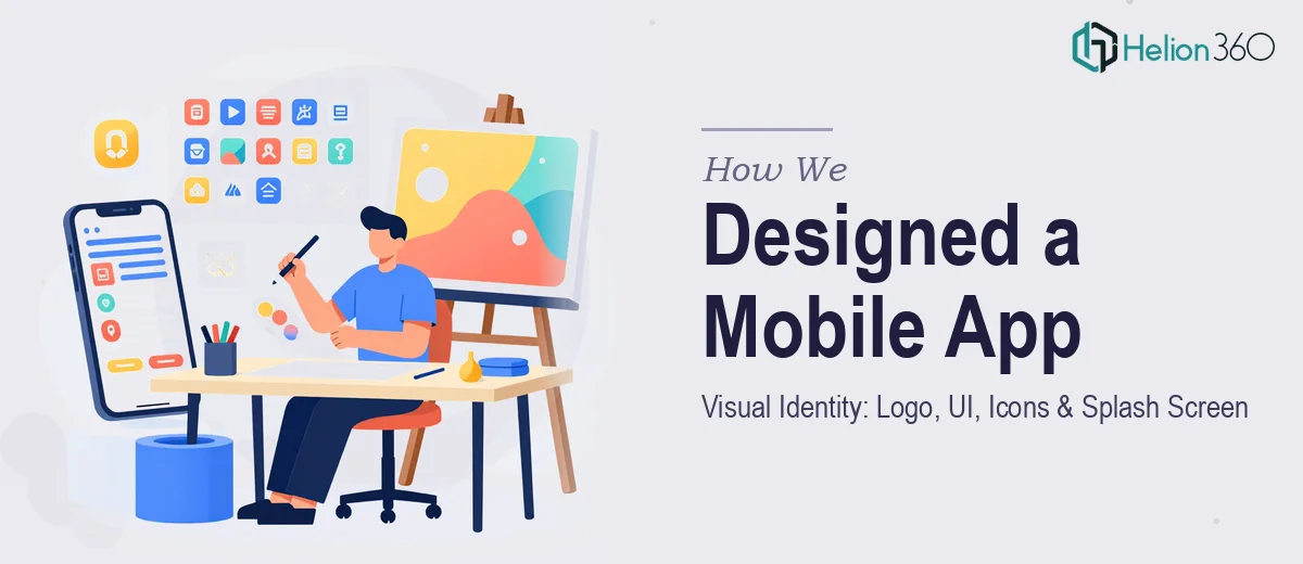 How We Designed a Complete Mobile App Visual Identity System: Logo, UI, Icons & Splash Screen
