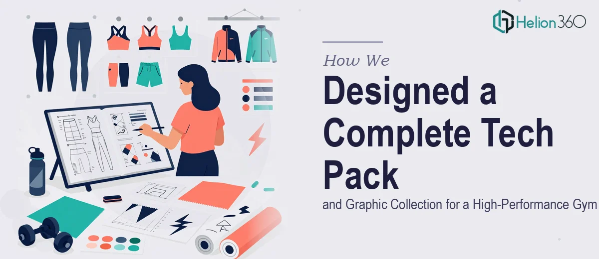 How We Designed a Complete Tech Pack and Graphic Collection for a High-Performance Gym Apparel Brand