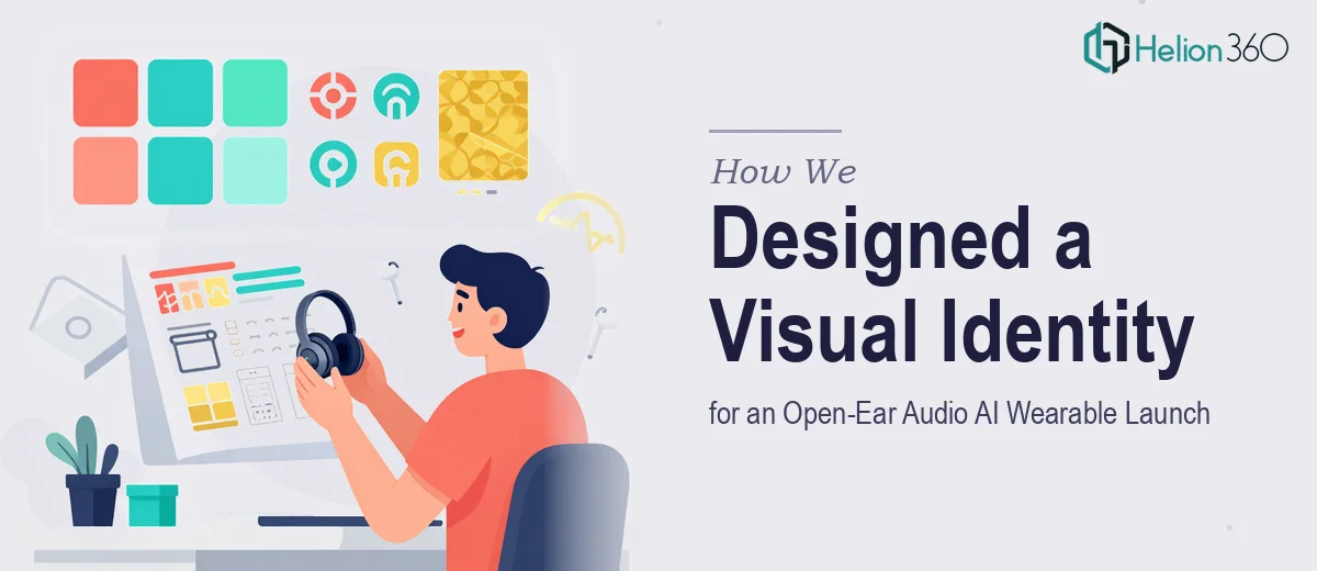 How We Designed a Complete Visual Identity System for an Open-Ear Audio AI Wearable Launch