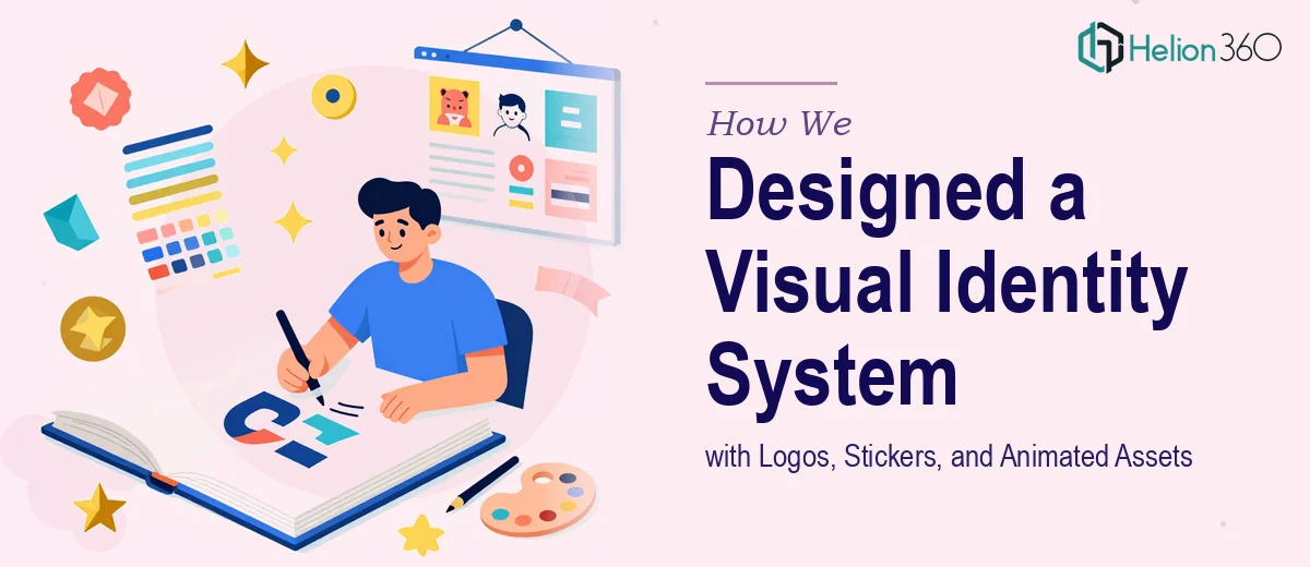 How We Designed a Complete Visual Identity System with Logos, Stickers, and Animated Assets